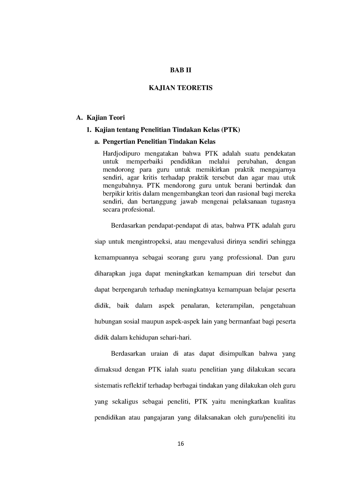 BAB 2 - Membantu Mahasiswa Memahami Materi - 16 BAB II KAJIAN TEORETIS ...