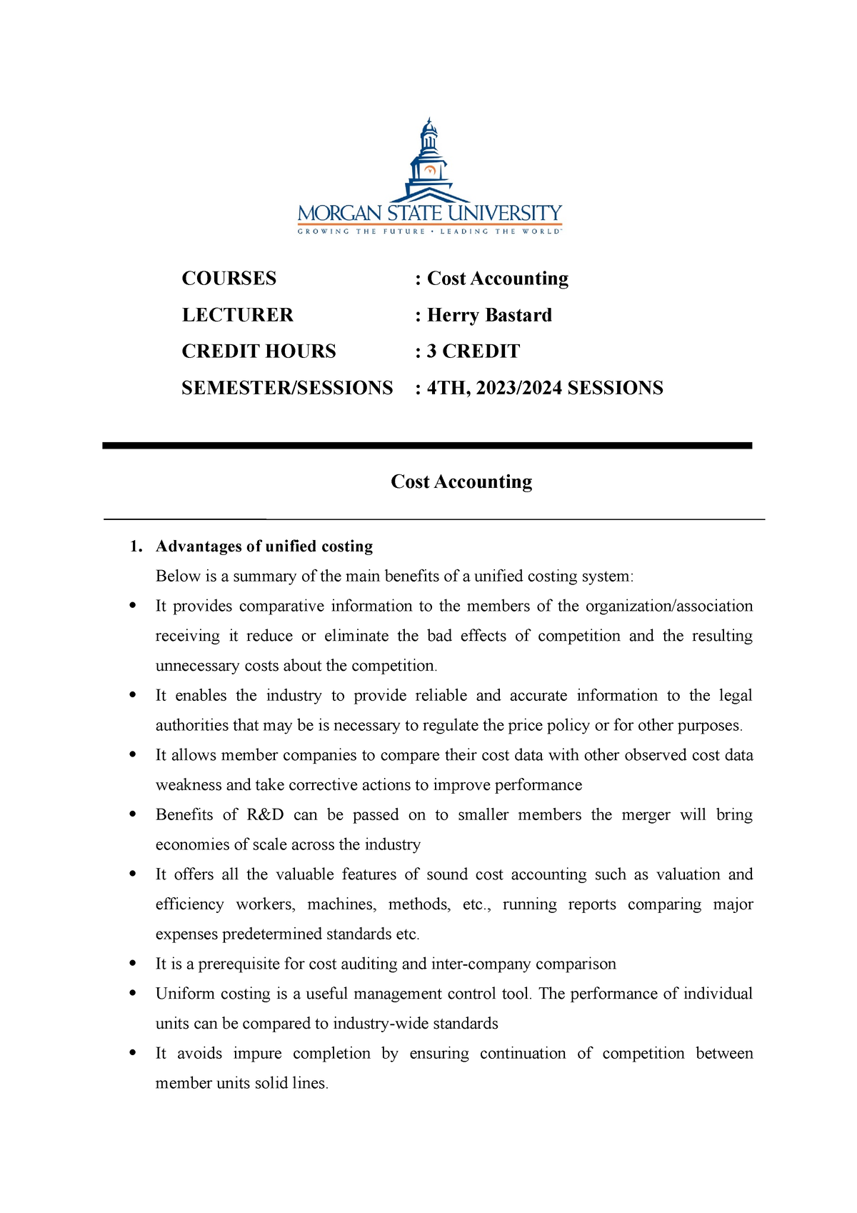 limitations-of-uniform-costing-advantages-of-uniform-costing-fields