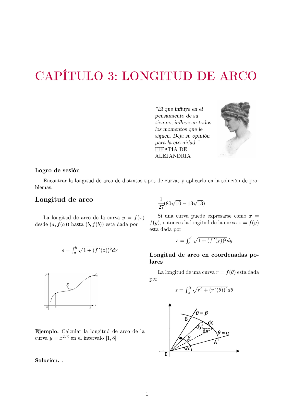 S09.s1 - MPI2 Longitud DE ARCO - Matematica Para Ingenieria 2 - UTP ...