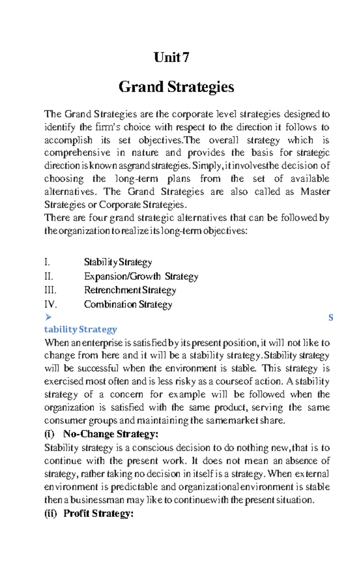 Chapter 1 ASM - Unit 1 An Introduction to Strategic Management Strategy ...