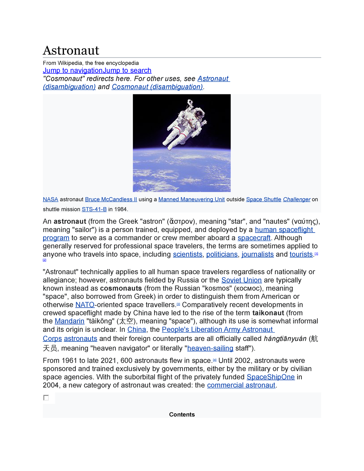 Astronaut - Wikipedia