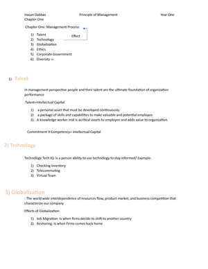 Ch08 - TEST BANK - MGT101 - Chapter 08: Planning Processes And ...