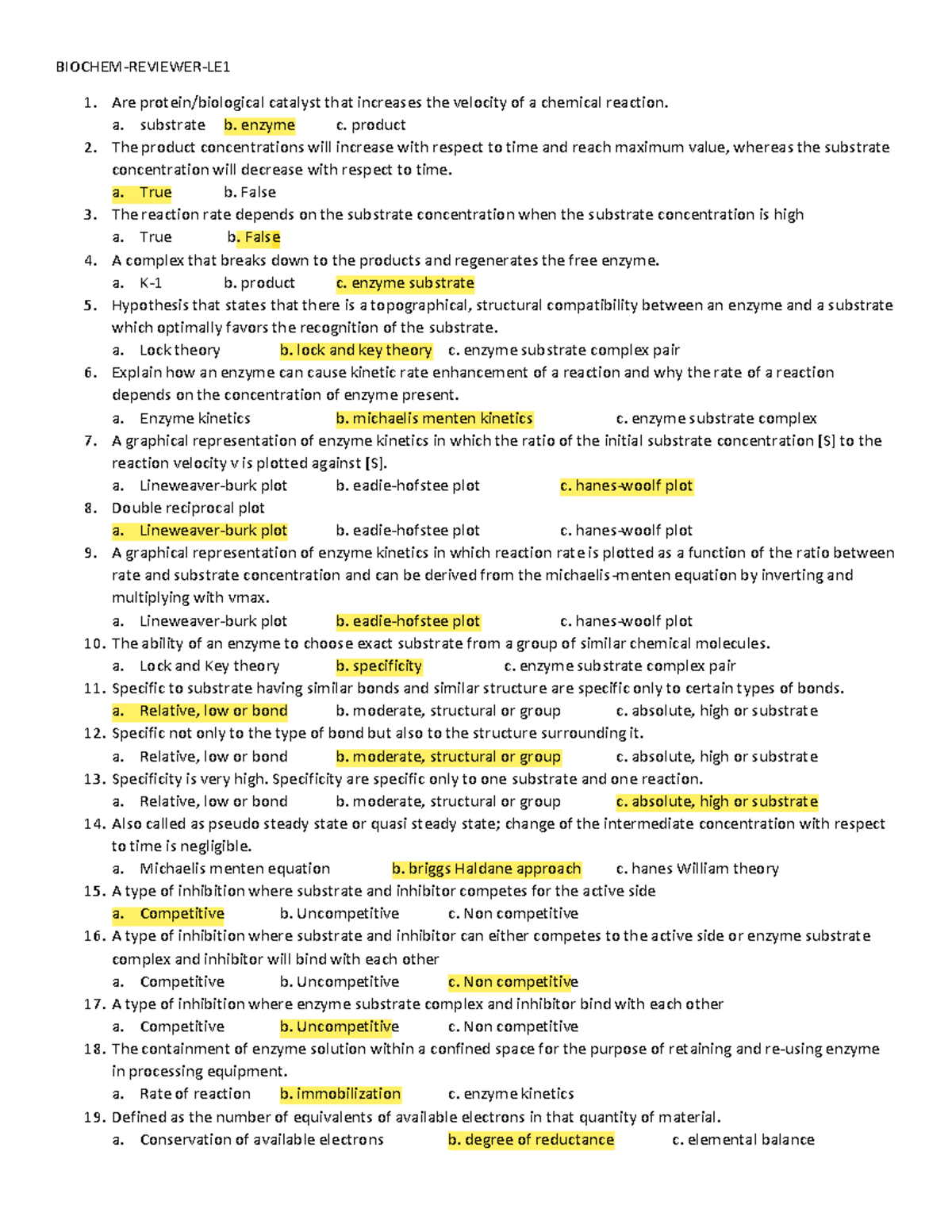 Reviewer-LE1 - Biochem - BIOCHEM-REVIEWER-LE Are protein/biological ...