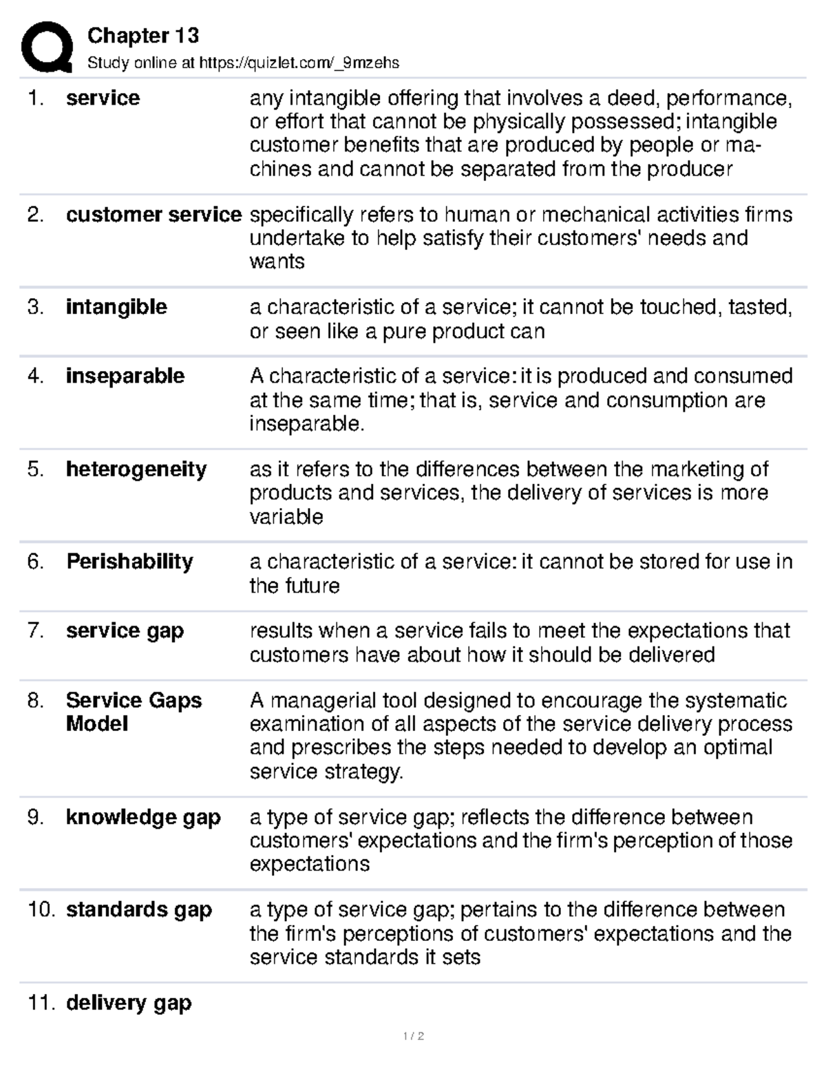 Ch 13 Vocab Chapter 13 Study online at quizlet/_9mzehs service any