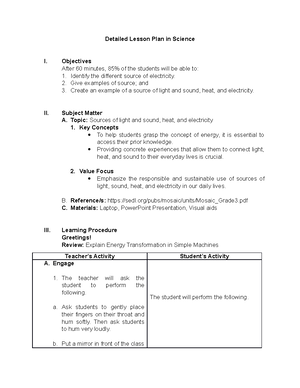 DLP- Format - Instructional Planning MATATAG Detailed Lesson Plan (DLP ...