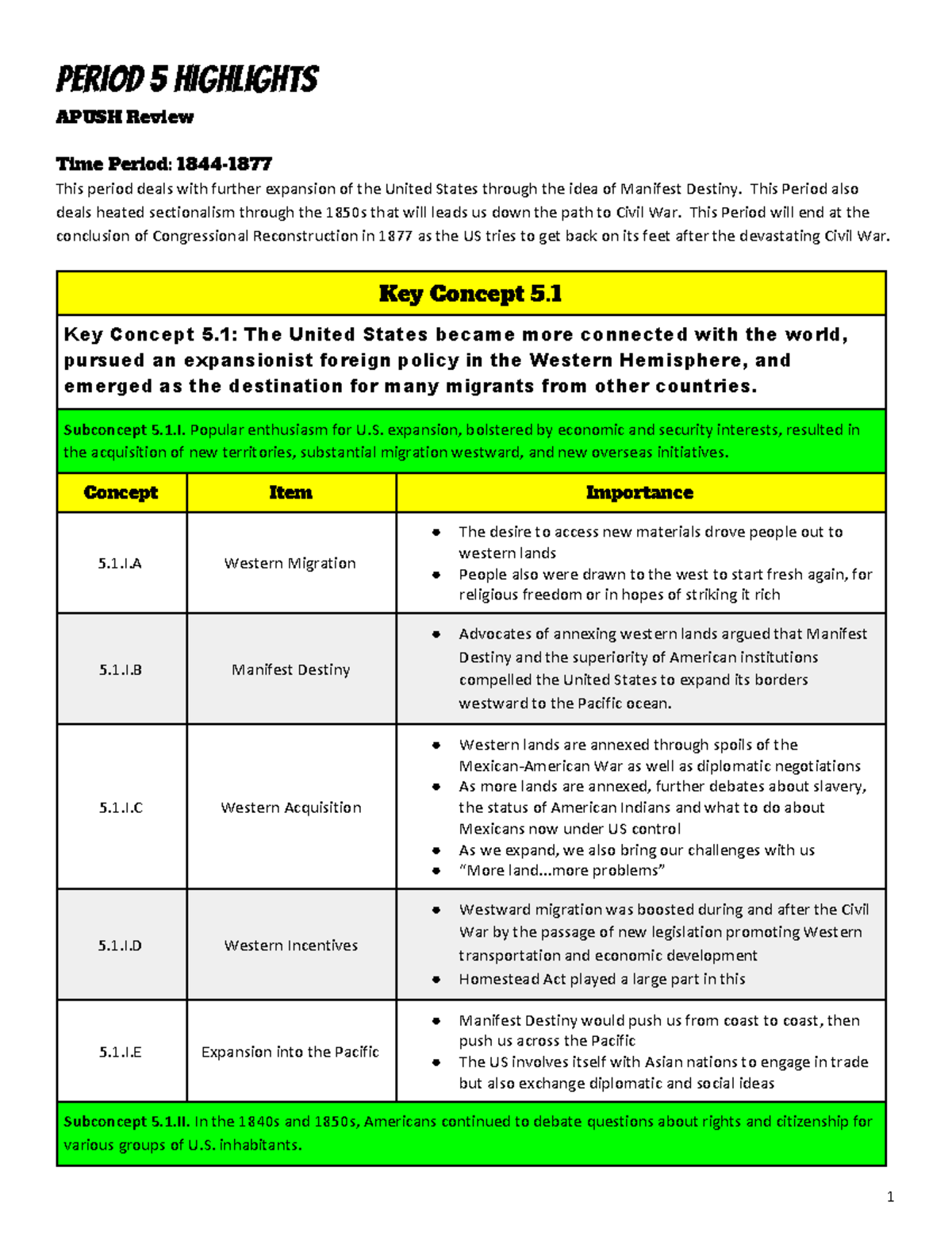 Highlights Part 4 - World History Notes For 2022/2023. Lecture Notes ...