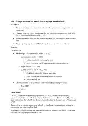 Superannuation Law Summary - SUPERANNUATION CONTRIBUTIONS THAT CAN BE ...