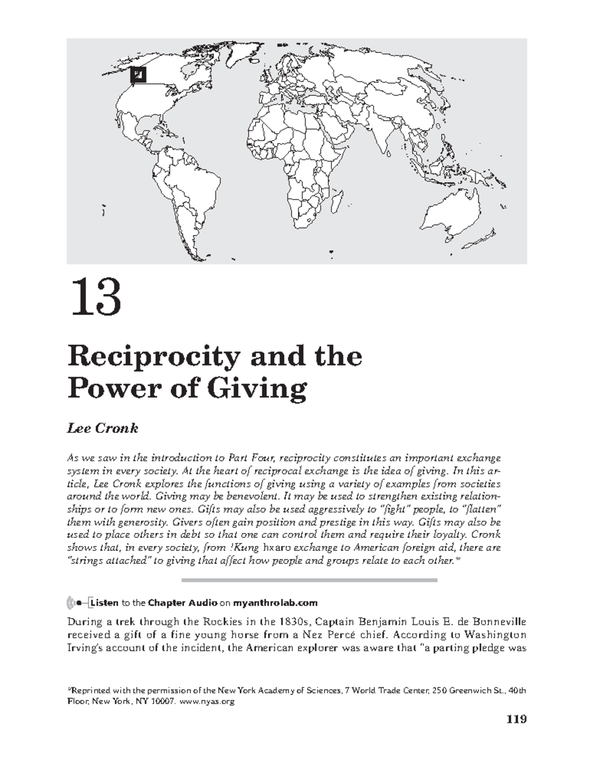 Reciprocity anthropology essay image