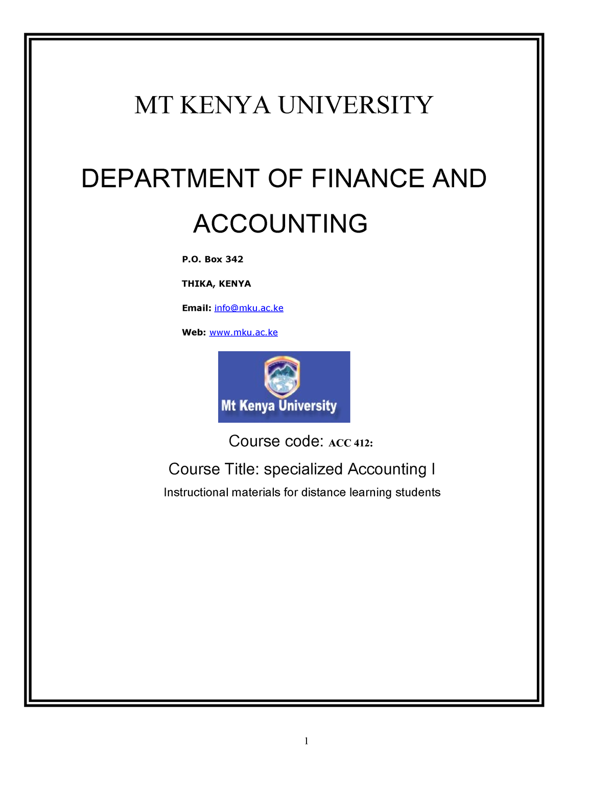 phd in accounting kenya