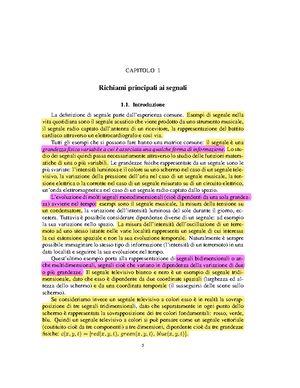 Teoria dei segnali (1) 113 Campi E Teoria Dei