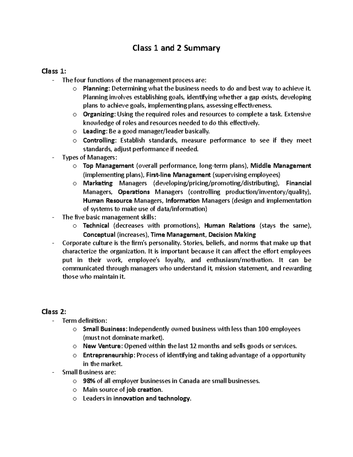 class-1-2-summary-class-1-and-2-summary-class-1-the-four-functions