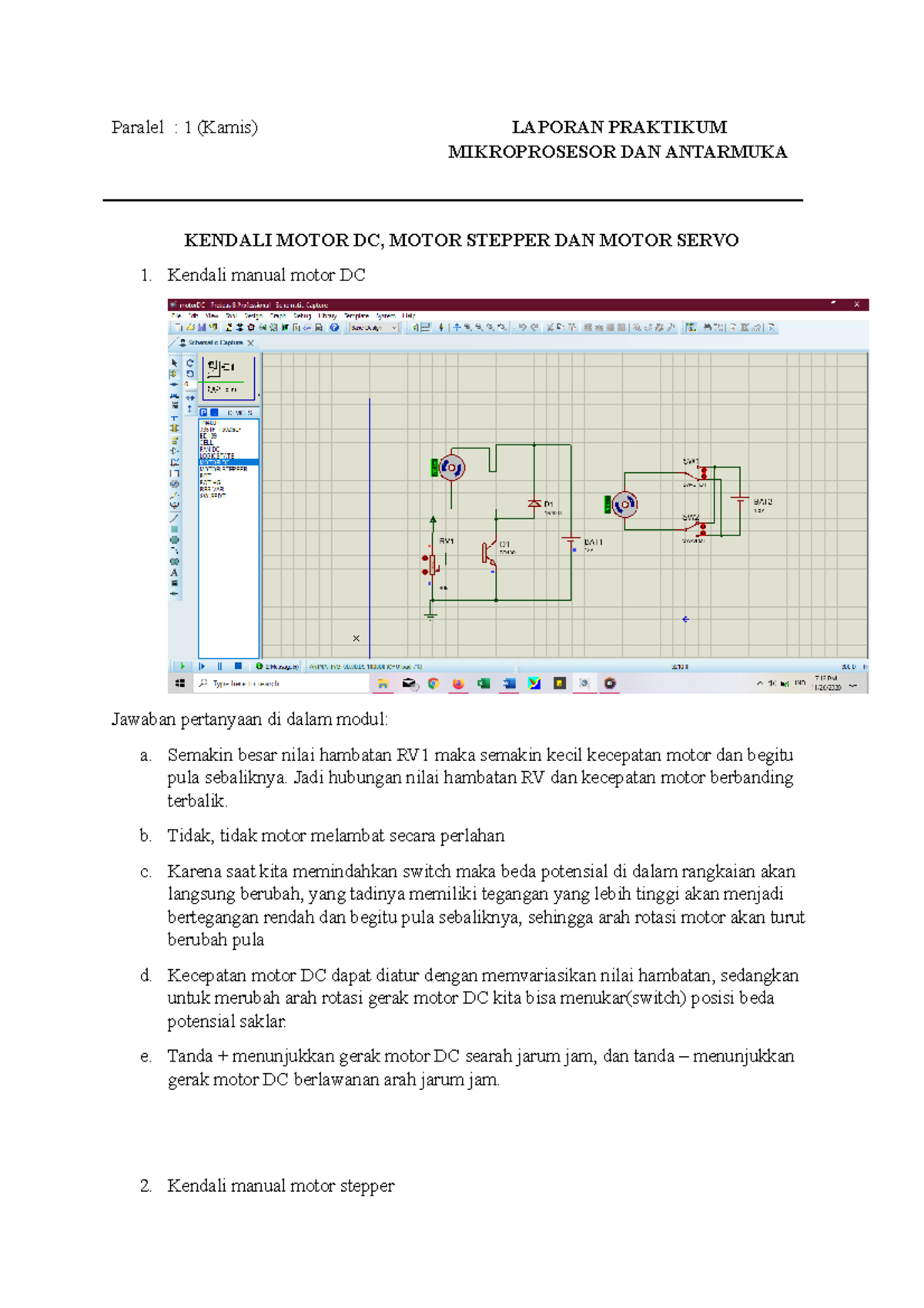 Kendali Motor DC, Motor Stepper Dan Motor Servo - KENDALI MOTOR DC ...