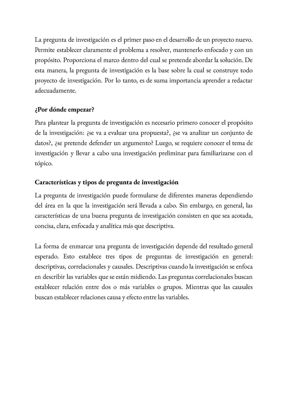 La Pregunta De Investigaci N Permite Establecer Claramente El Problema A Resolver Mantenerlo