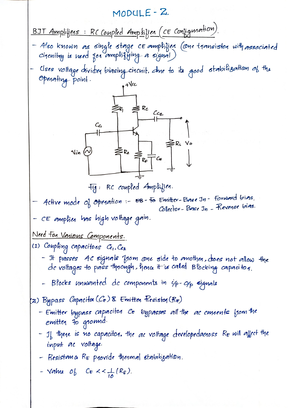 Module 2 Part1 - Analog Circuits - KTU - Studocu