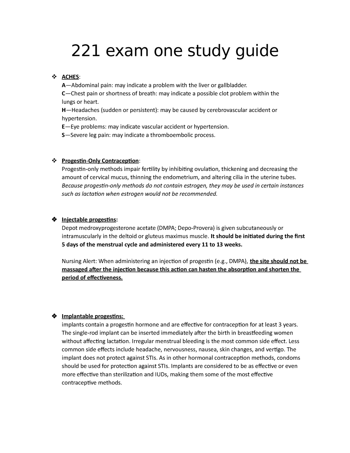 221 Study Guide 2 - N/A THIS IS THE EXAM - 221 Exam One Study Guide ...