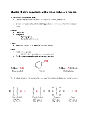 Chapter 15 Notes - CHEM 1023 - Studocu