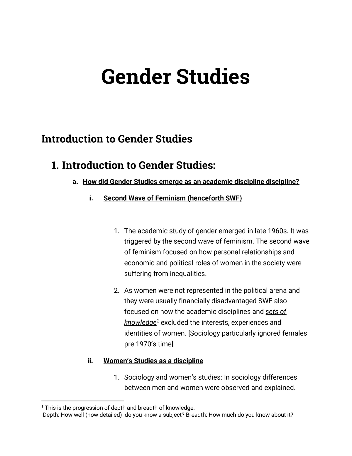 qualitative research on gender studies