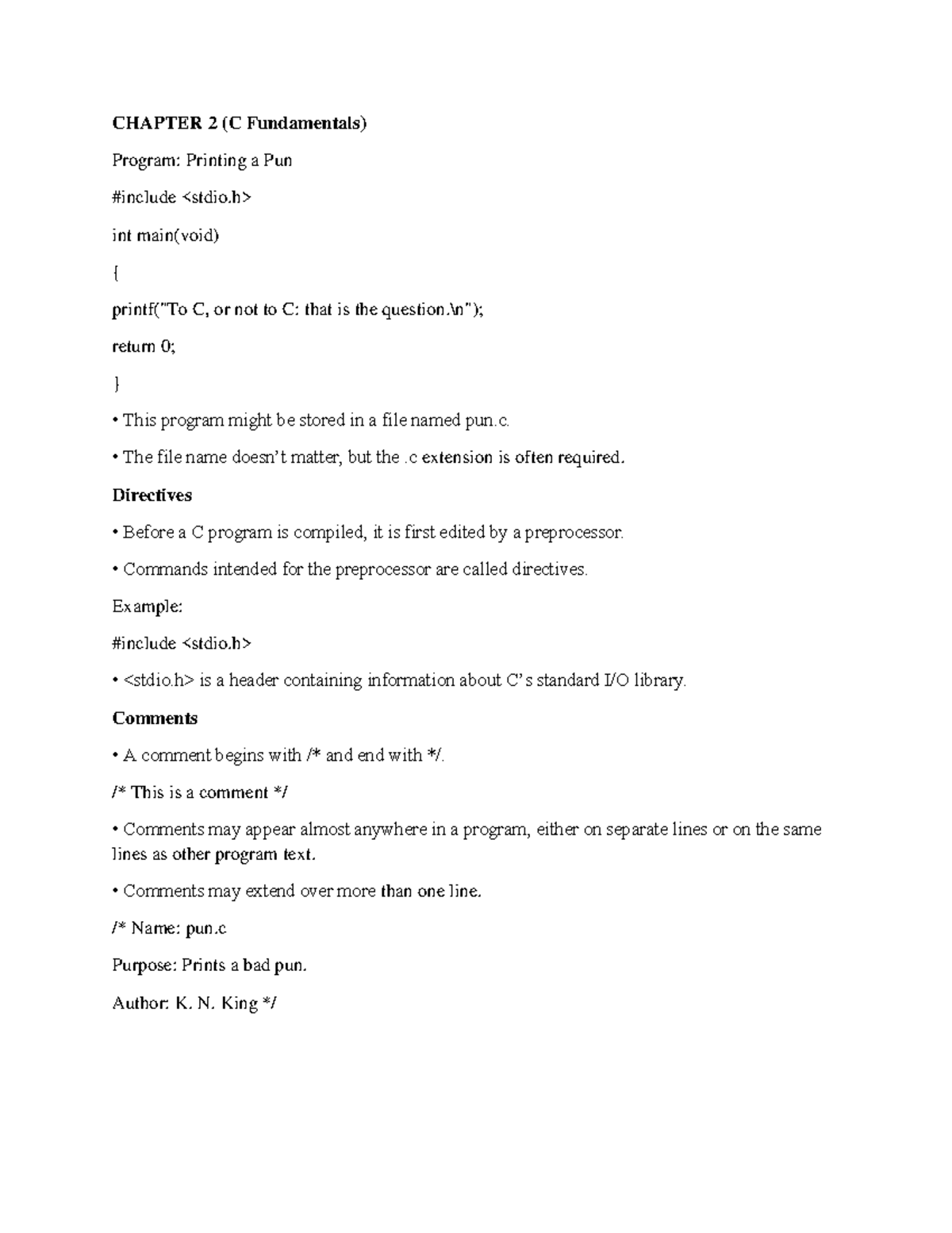 Lecture notes, lecture 15 - These notes cover fundamentals of ...