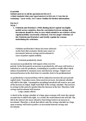 Week 5 Class Notes - IBUS2003 – Week 5 Class Notes International ...