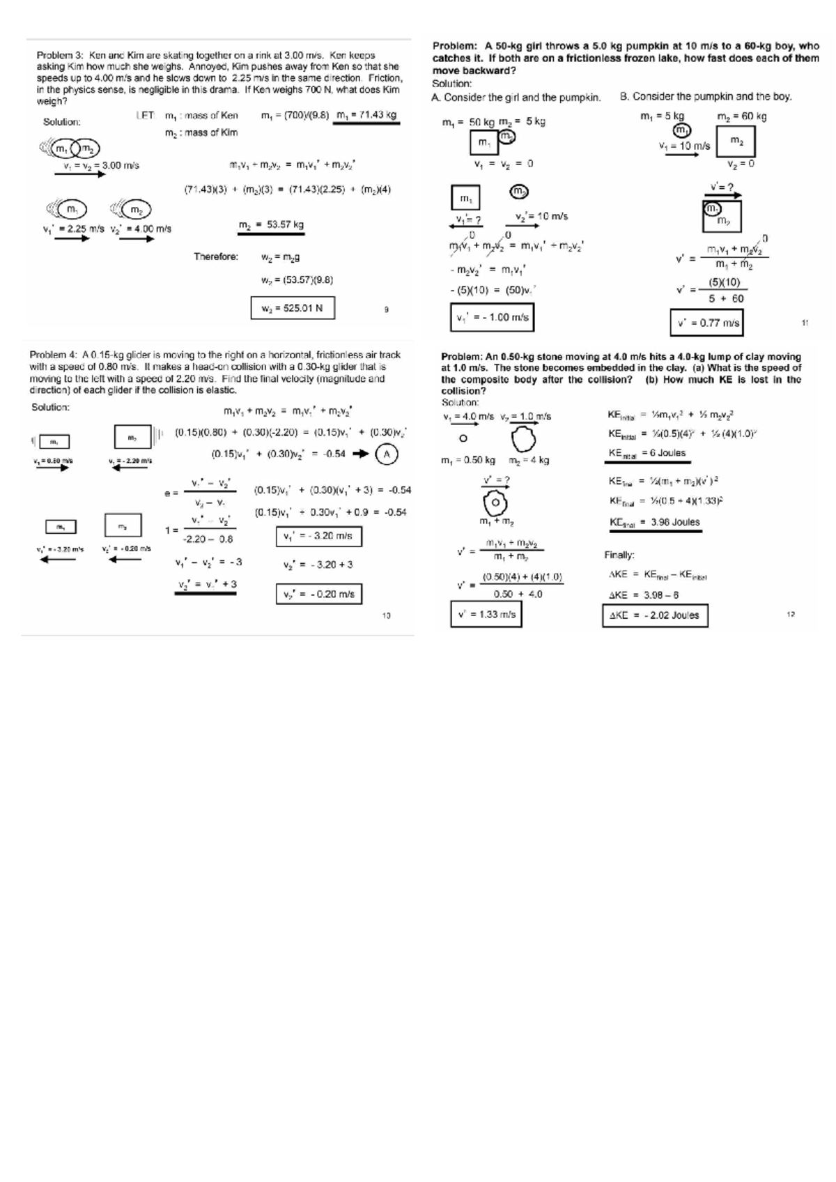 Momentum - General physics - Studocu