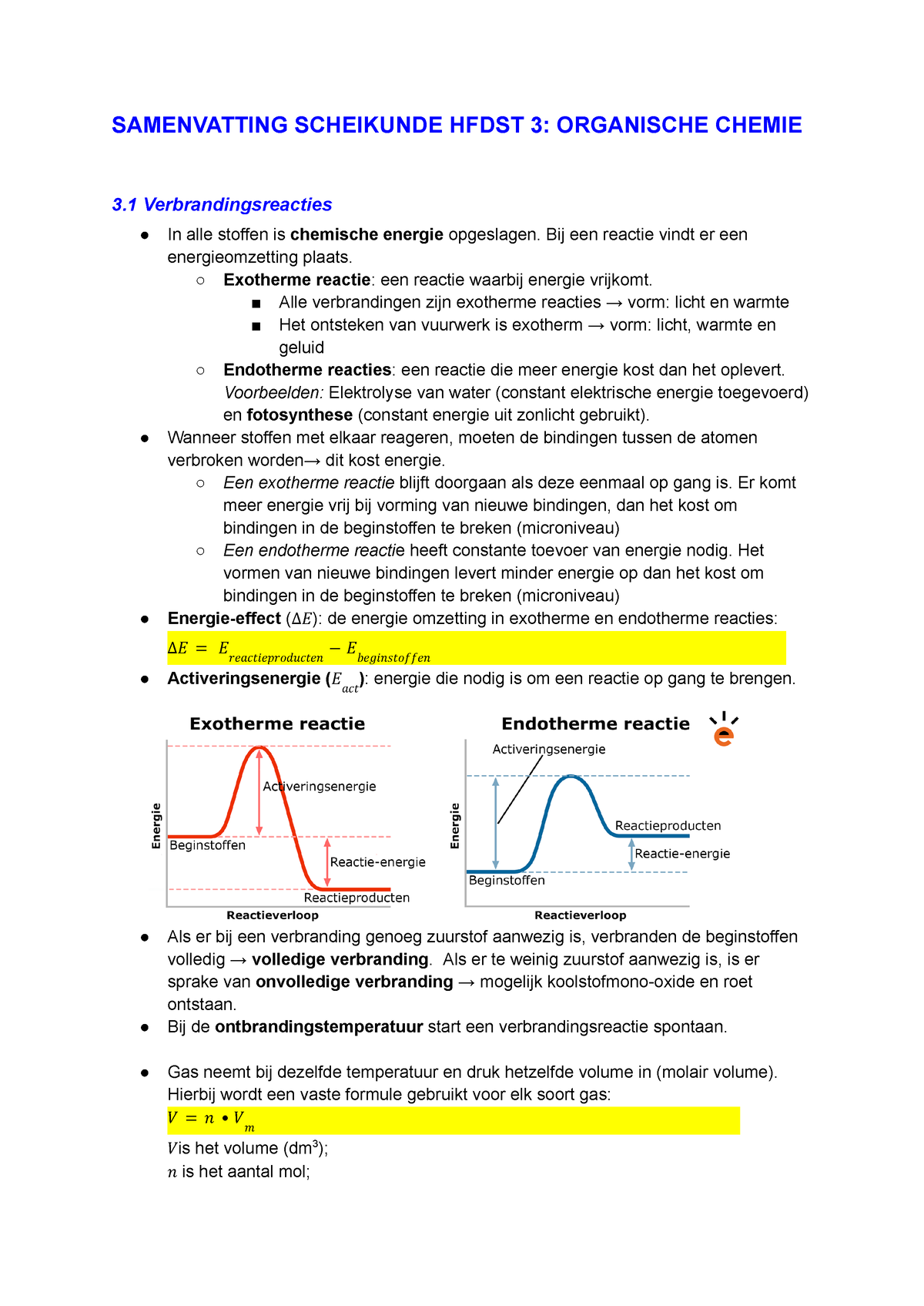 Samenvatting Scheikunde H3 - Indrah Brüggeman - SAMENVATTING SCHEIKUNDE ...