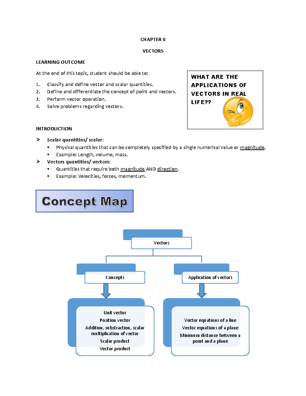 Chapter 6 vectors in engineering mathematics - WHAT ARE THE ...