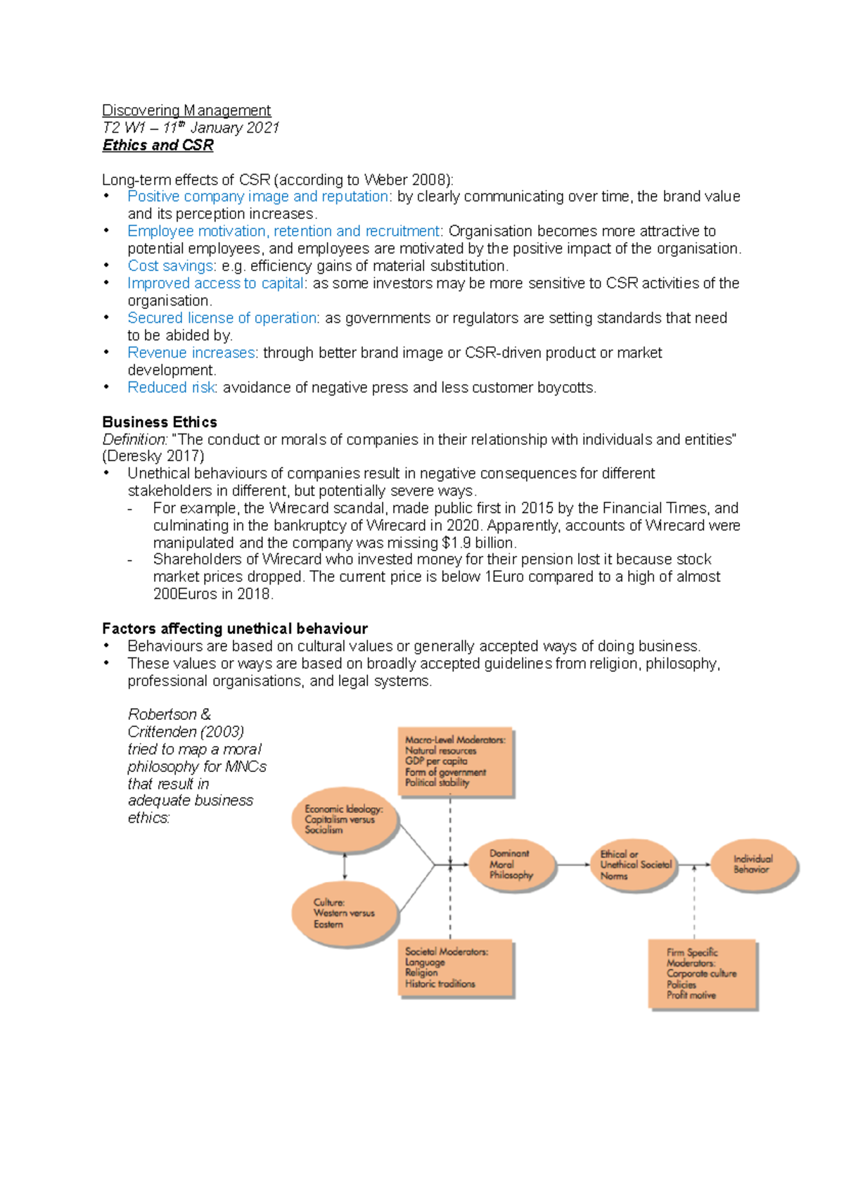 Term 2 Week 1 DM Lecture Notes - Discovering Management T2 W1 – 11th ...