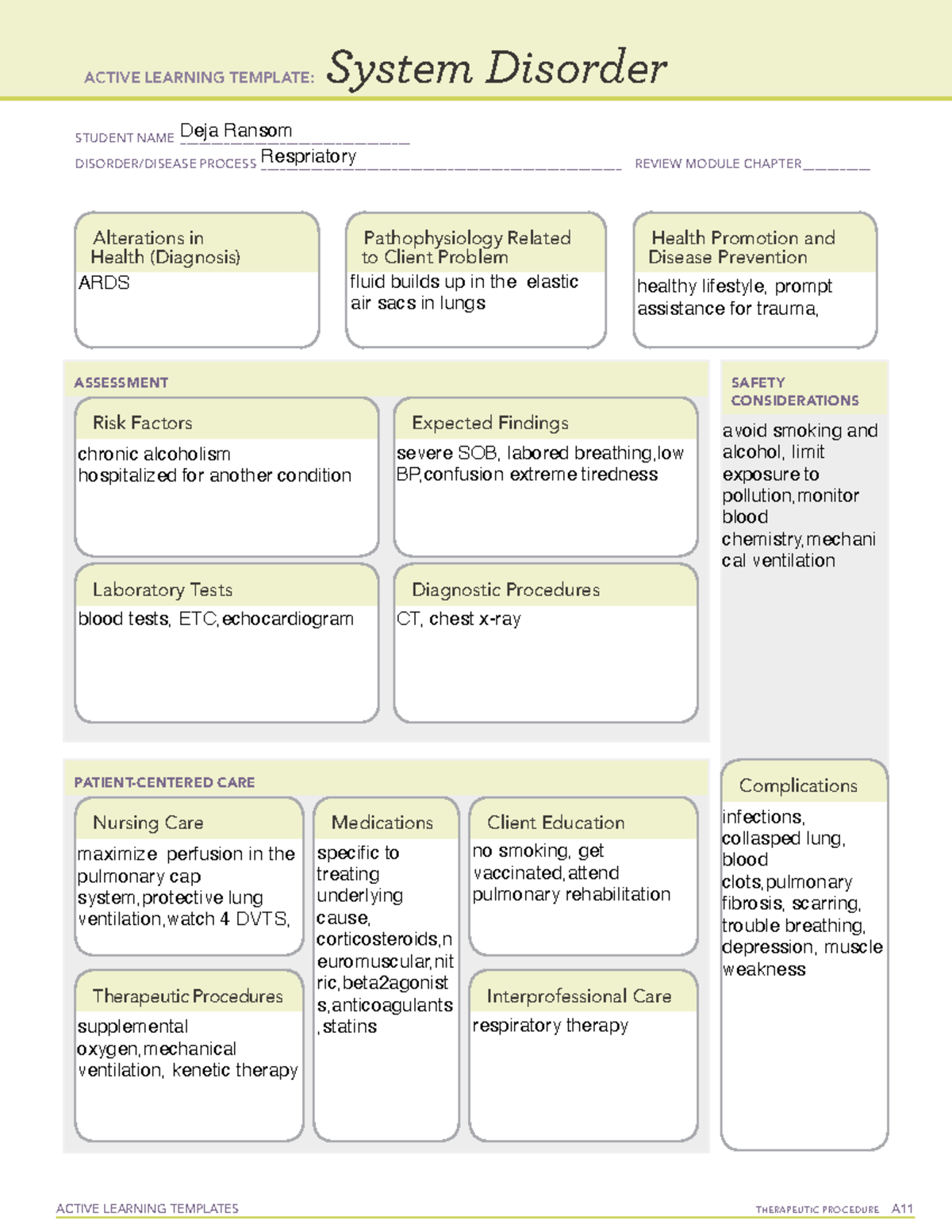 Active Learning Template sys Dis - ACTIVE LEARNING TEMPLATES ...