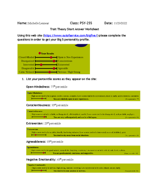 PSY-260 Article Reference Exercise - PSY-260: Topic 2 APA Article ...