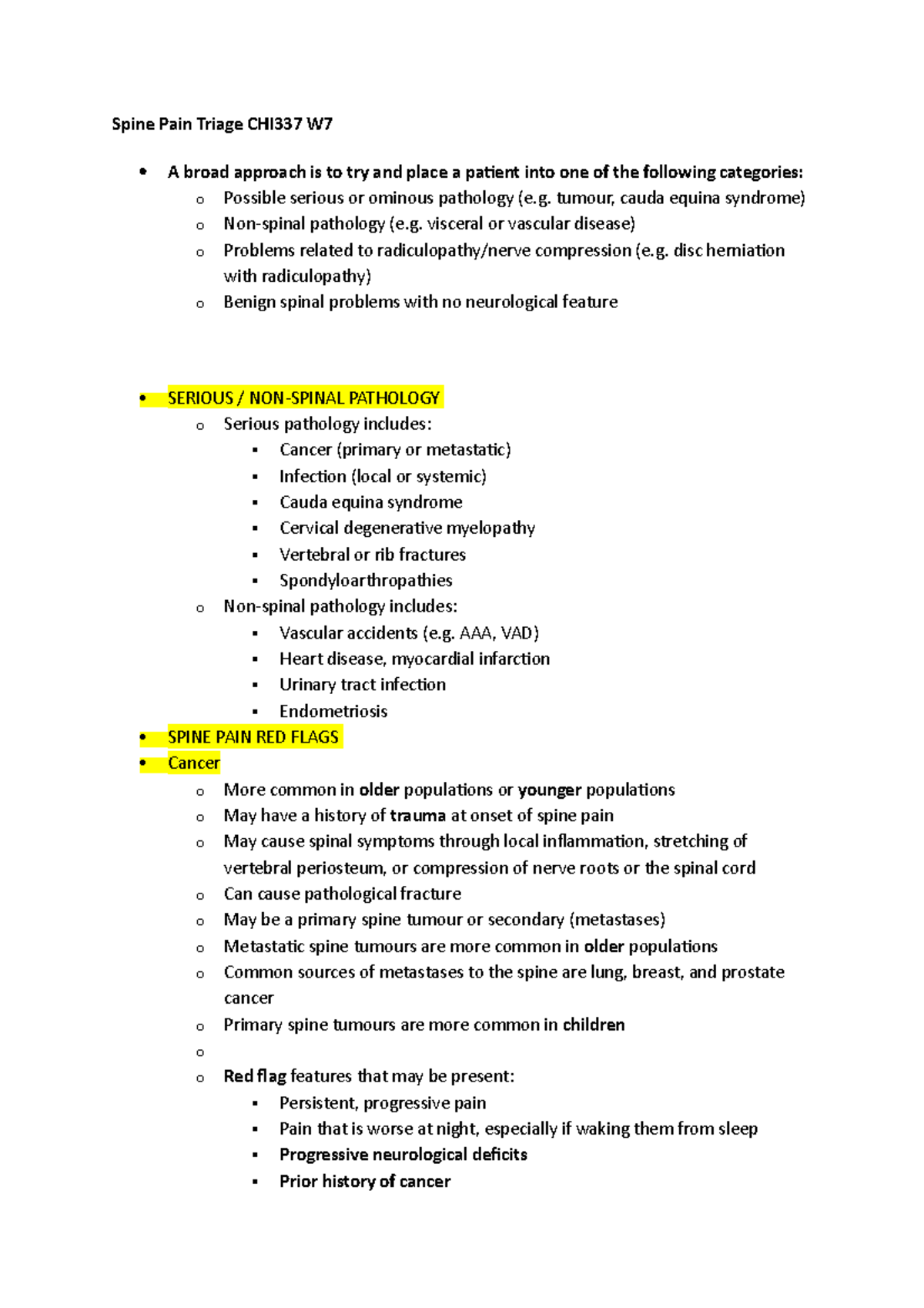 spine-pain-triage-and-risk-factors-chi337-w7-spine-pain-triage-chi337