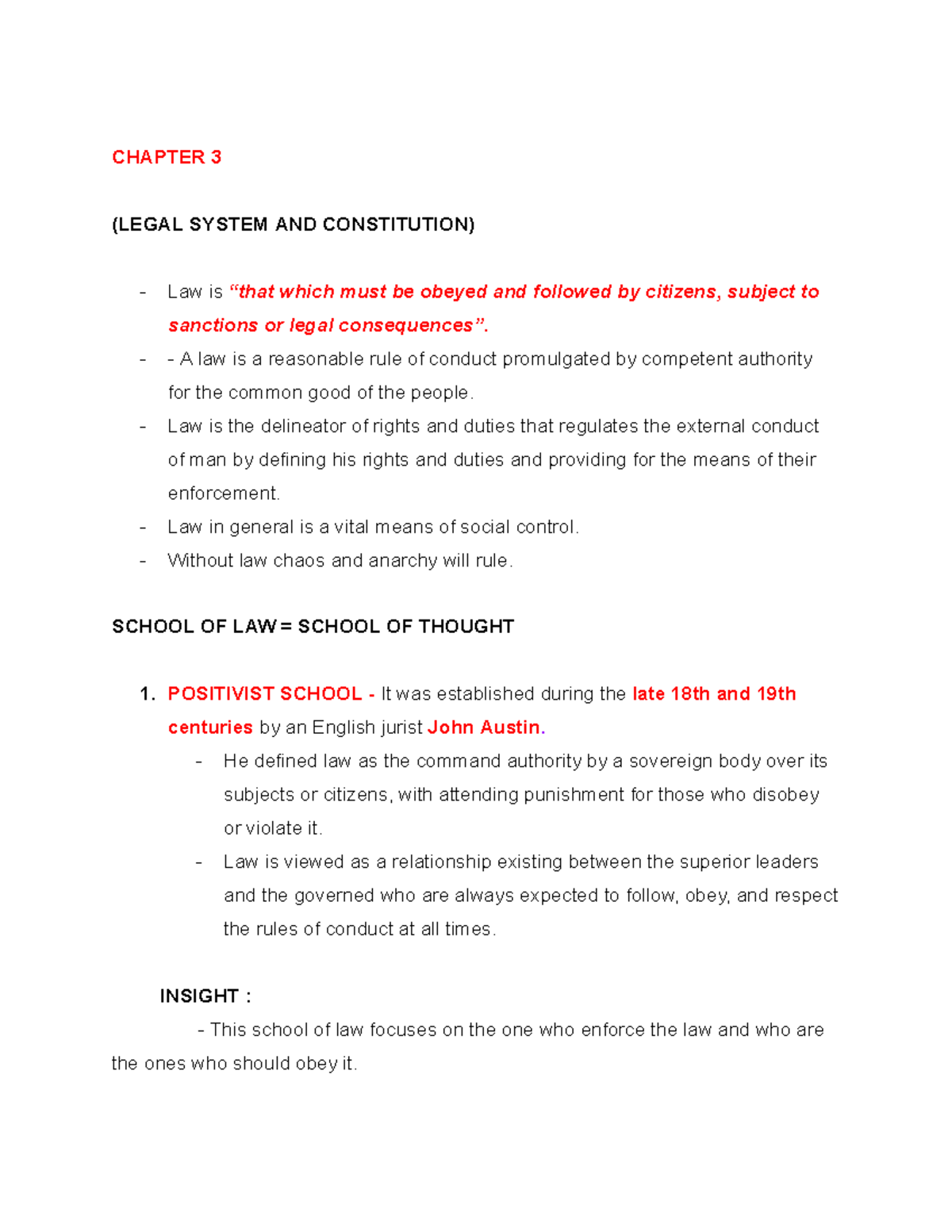 Copy of Fundamentals Reviewer - CHAPTER 3 (LEGAL SYSTEM AND ...