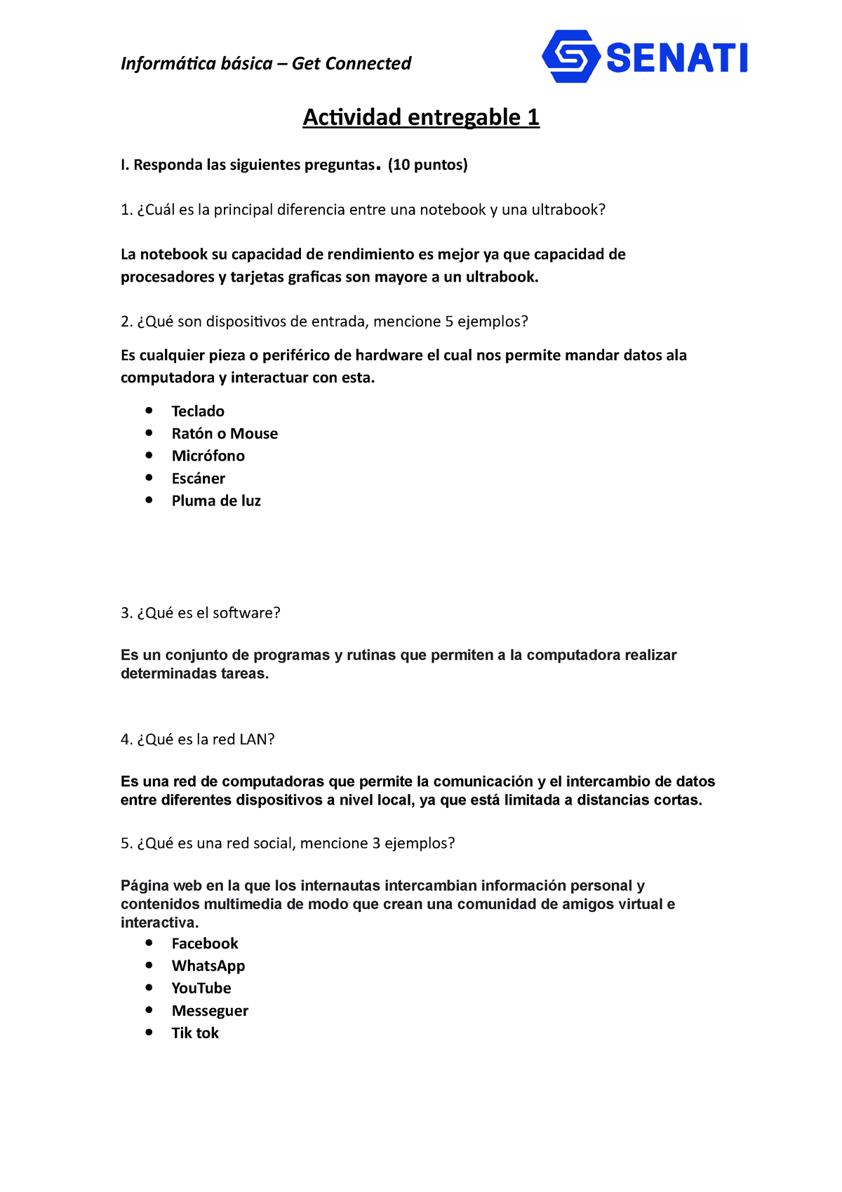 Entregable 1 Informatica Basica Resuelto Completo Informática Básica Get Connected Actividad 7473