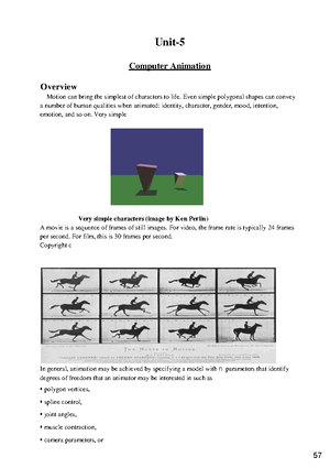 Overview of Computer Graphics - Objects maybe displayed in a wireframe ...