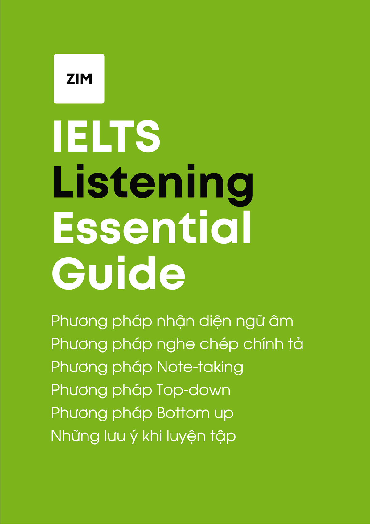 Ielts listening essential guide 2 ZIM Truy cập zim