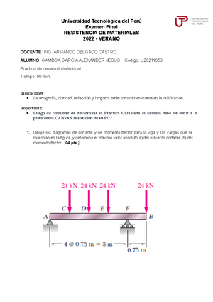 Practica Calificada 2 - Investigación Operativa - PRACTICA CALIFICADA 2 ...