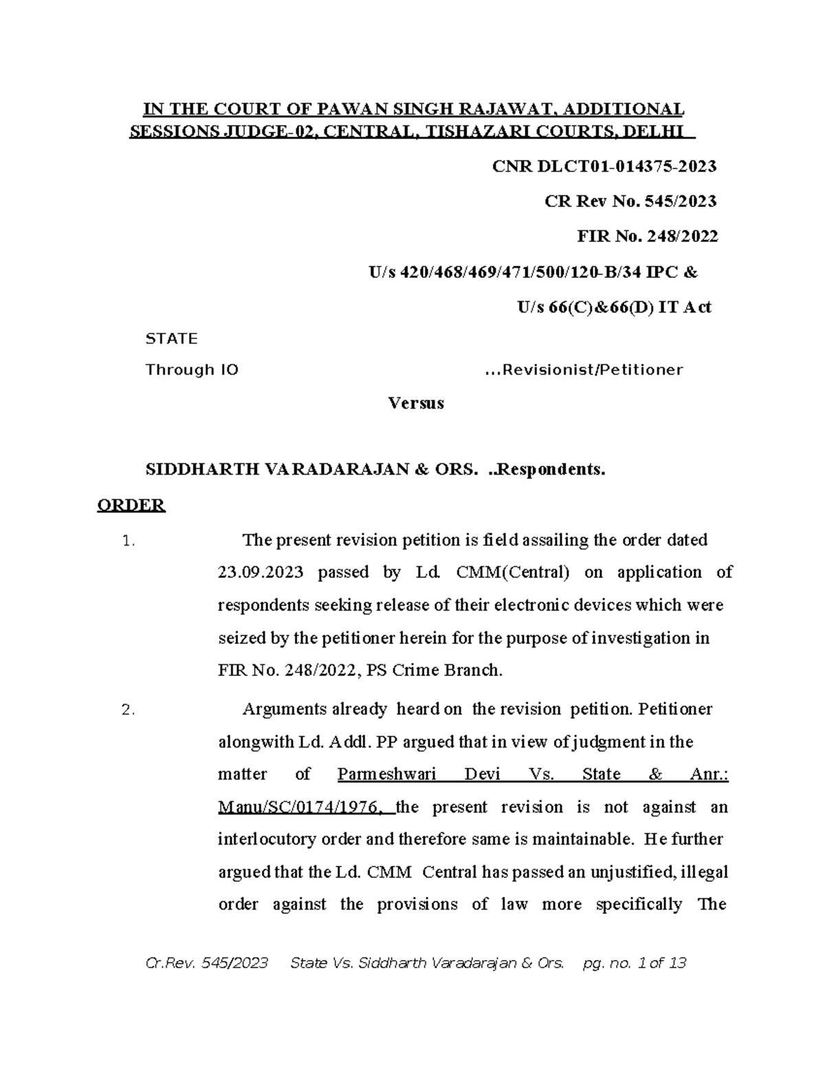 Display 2023 10 19t160331647 499434 - IN THE COURT OF PAWAN SINGH ...