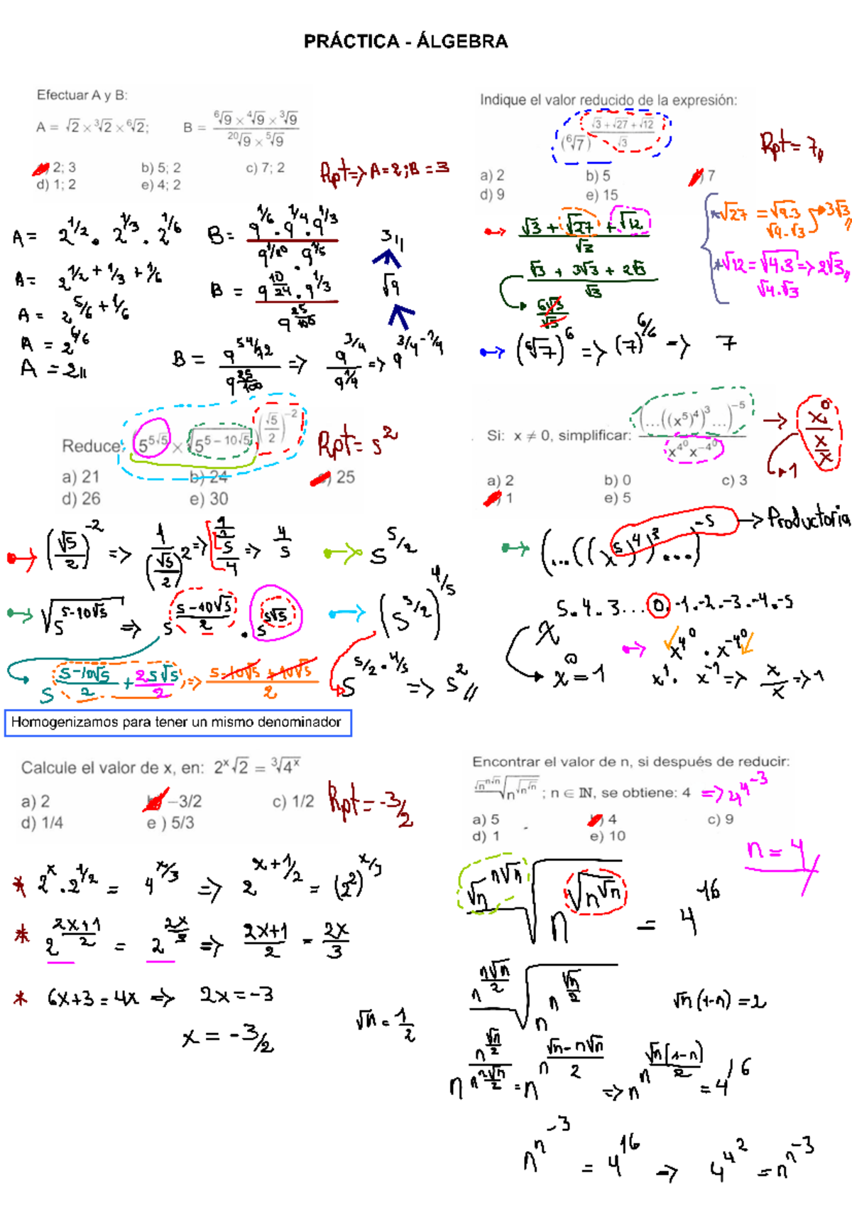 Praxis01resolucionejercicios resuelto 222 PRÁCTICA ÁLGEBRA