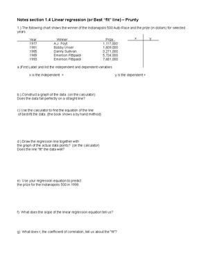 5.2 part two student notes - X Y -1 1 2 3 4 5 6 7 8 9 10 1 2 3 4 5 6 7 ...