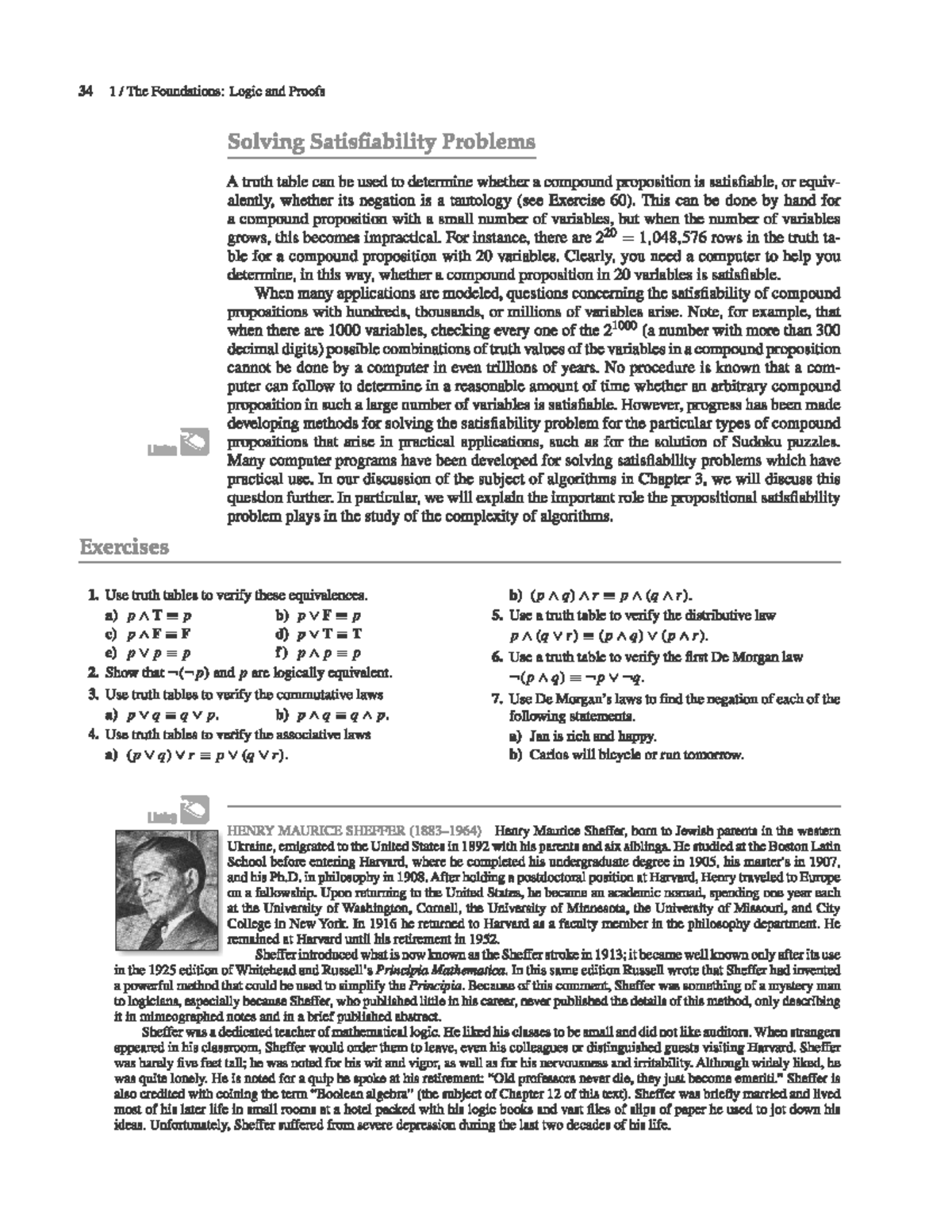 Discrete question(logical equivalence - Discrete mathematics and its ...