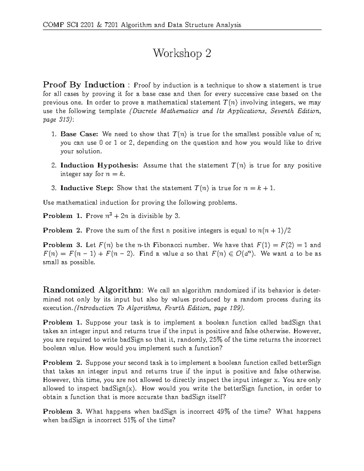 CS201 Notes Midterm 2 - CS 201: Part 2 of 3 2/21: Recursion 1. Many data  structures and algorithms - Studocu