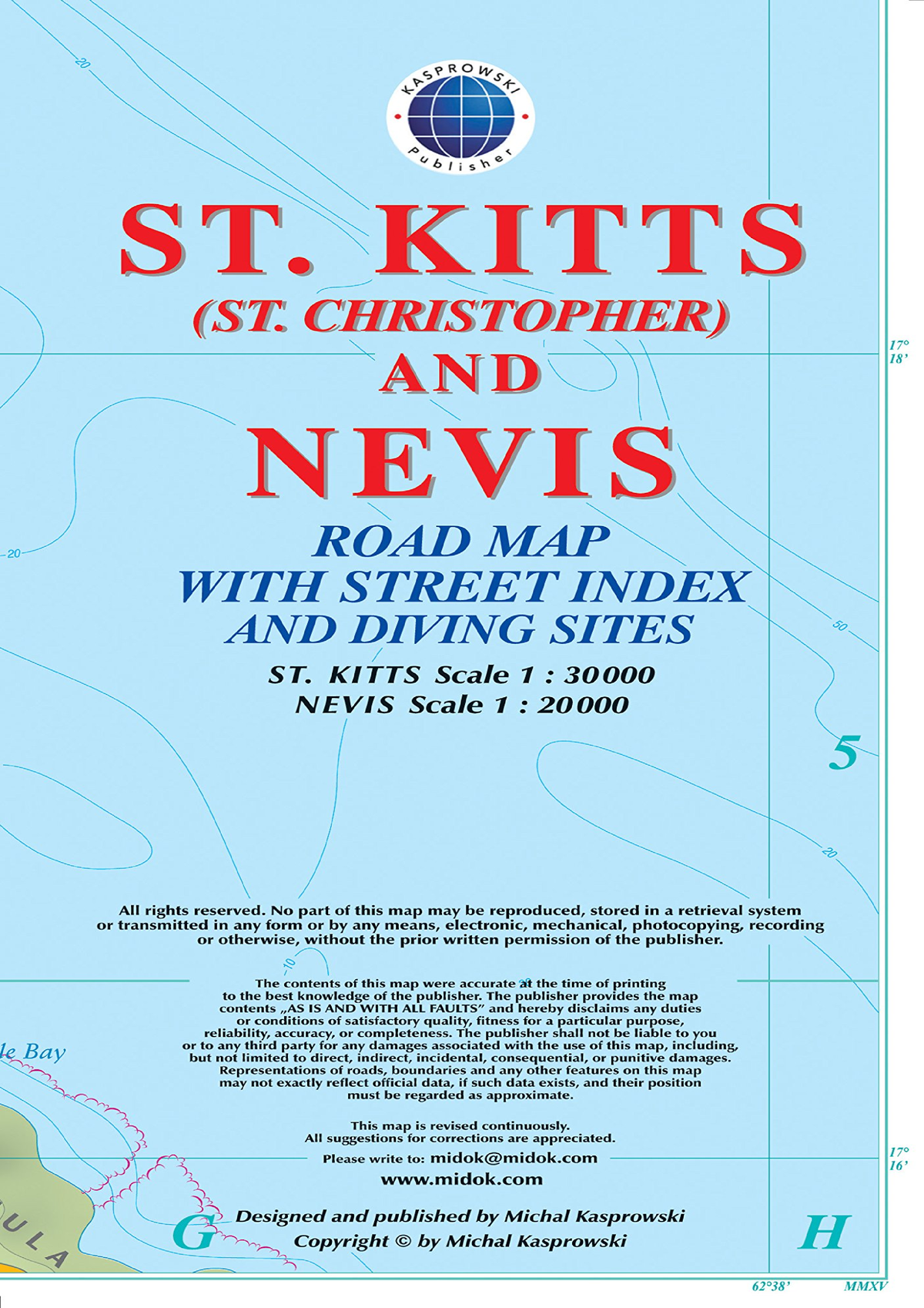 Read PDF St Kitts St Christopher And Nevis Road Map 1 30K 20K St   Thumb 1200 1698 