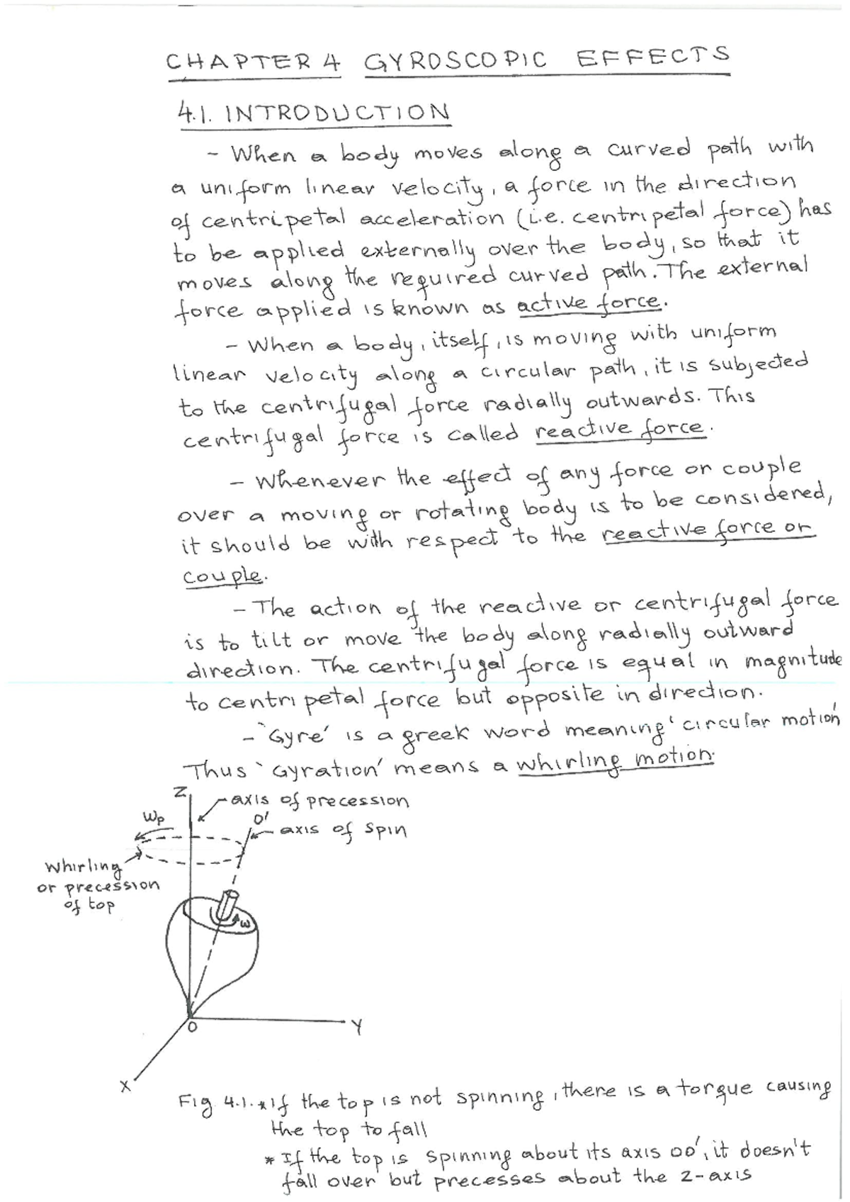 Gyroscopic Effects 1 - MEMMI3A - Studocu