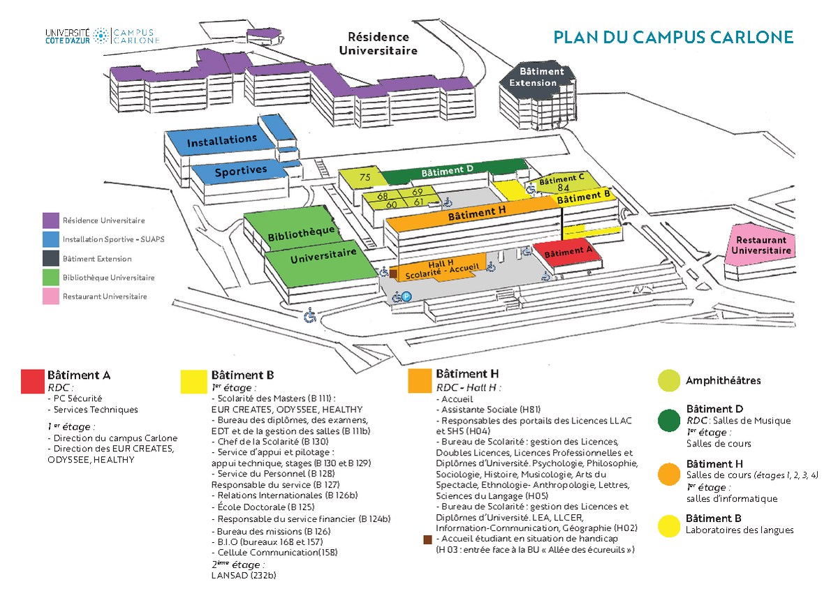 A4 paysage plan Campus Carlone - Résidence Universitaire Installation ...