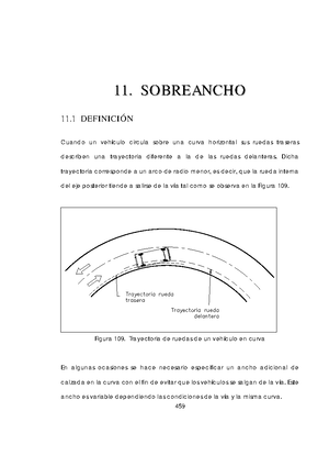 Sobreancho En Curvas Topografia 107 Studocu