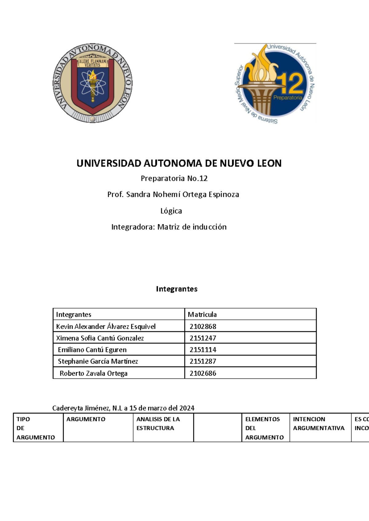 Evidencia ET2 EQ6 - Cartel - UNIVERSIDAD AUTONOMA DE NUEVo LEON ...