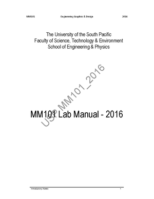 FM101 MST Format - The University of the South Pacific (USP) FM101 ...