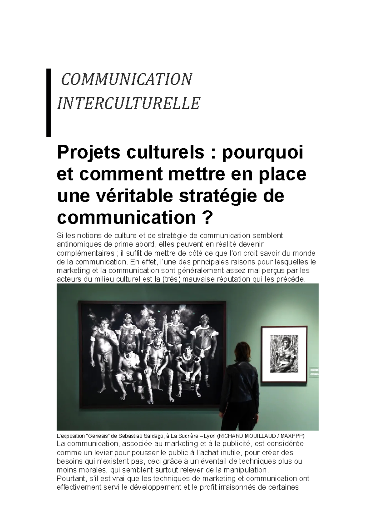 dissertation sur la communication interculturelle