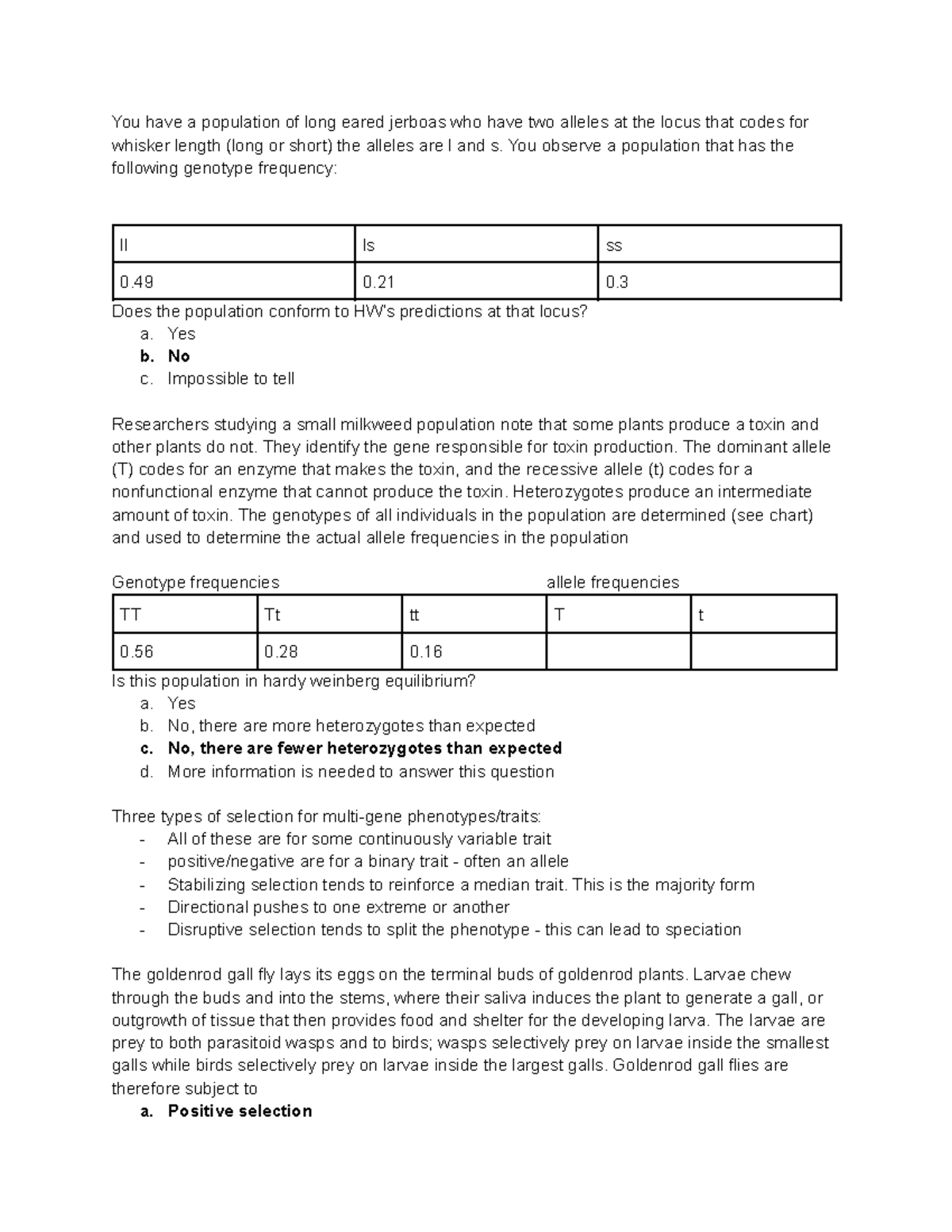 7 - professor: caleb rounds class: bio152 practice for lecture 7 and ...