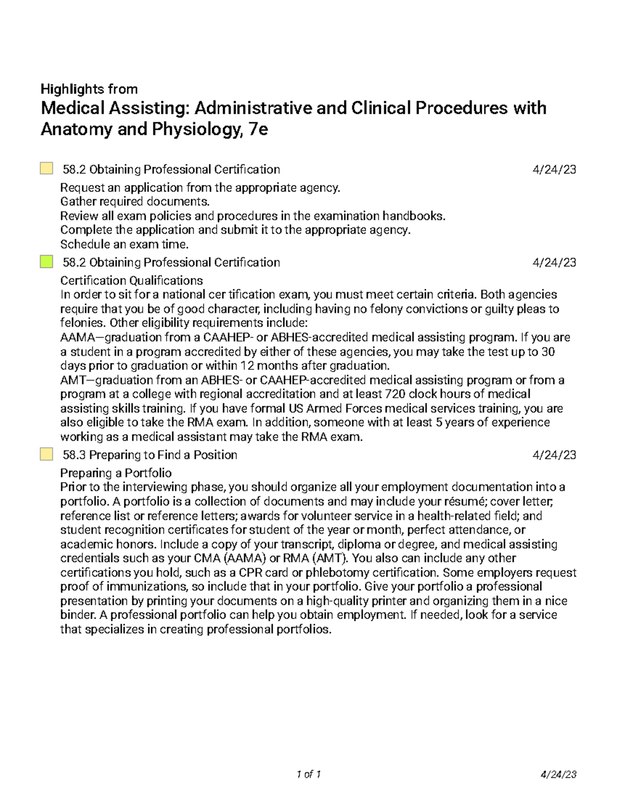 Medical Assisting Administrative And Clinical Procedures With Anatomy ...