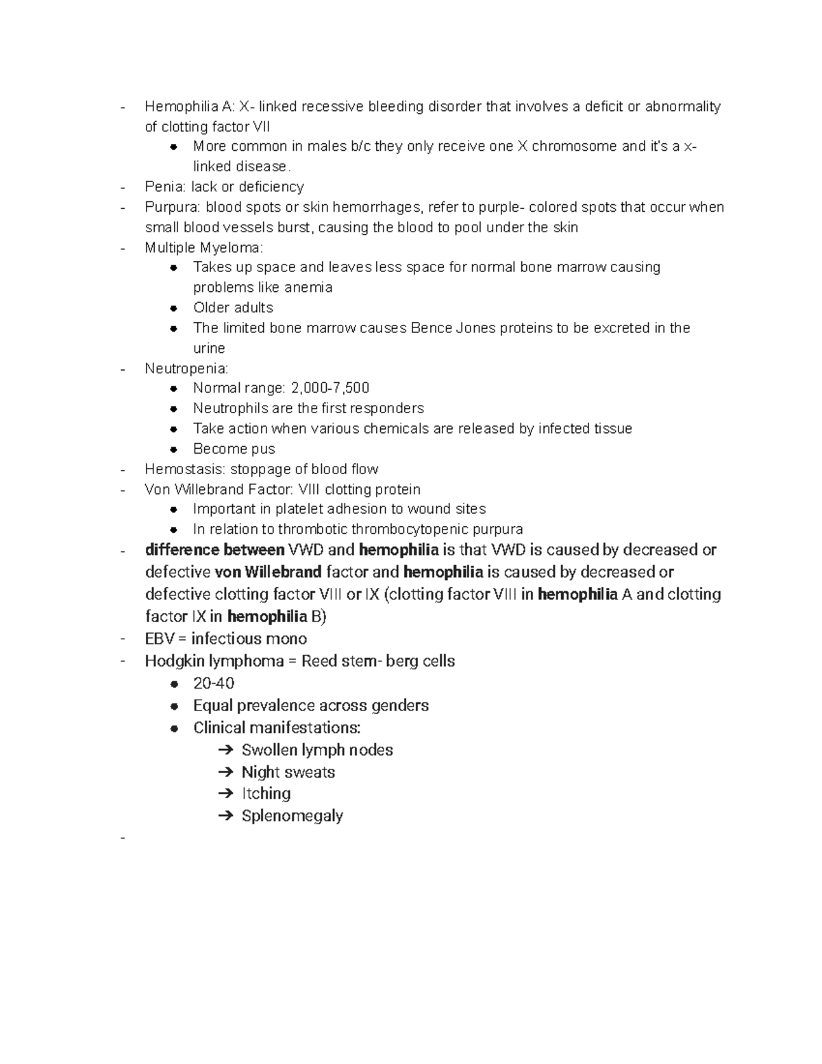 Patho- Blood - Hemophilia A: X- linked recessive bleeding disorder that ...